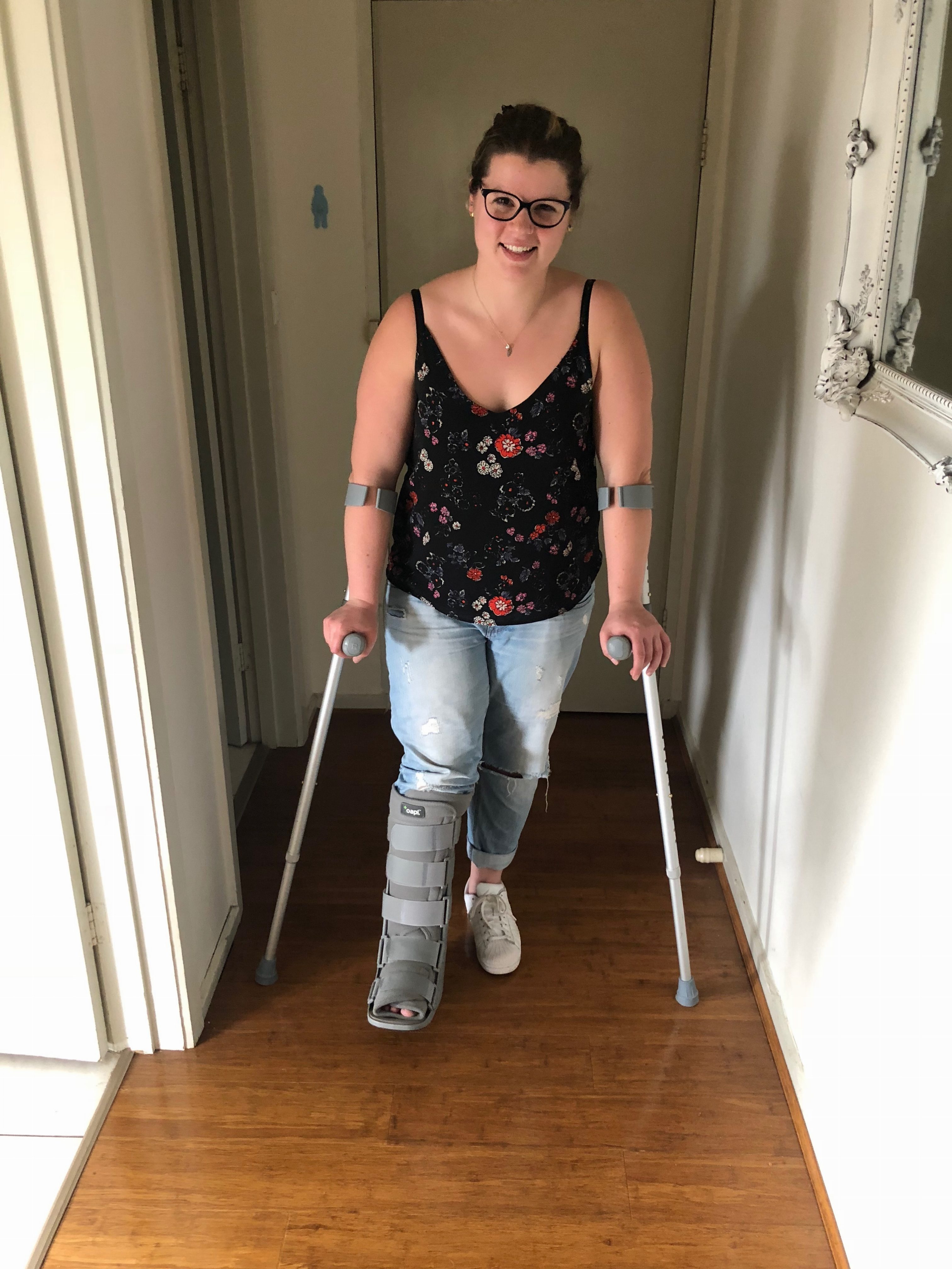 The Ankle Injury That Bought Osteopath, Leora Down 1 LD ankle injury e1538636171671