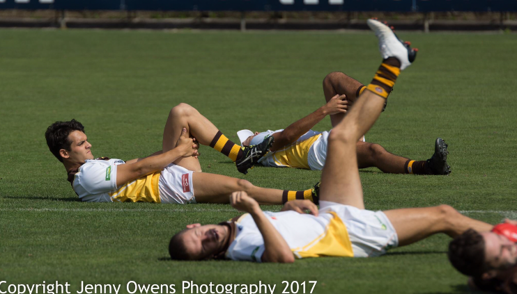 Stretching: Preparation and Recovery for Game Day 1 AB footy crop