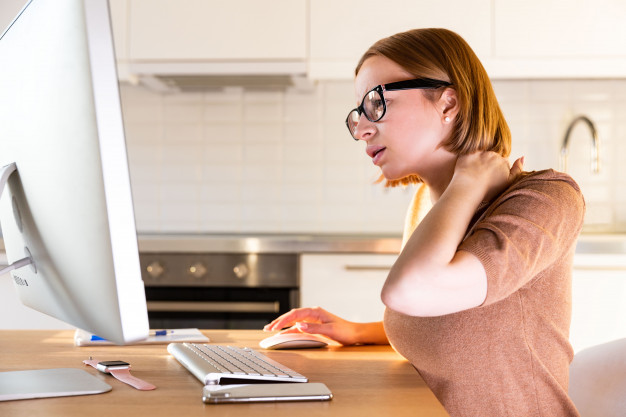 Women Muscle Pain Working From Home
